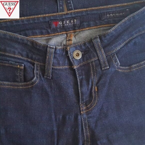 GUESS Power Skinny Jeans - Dark - Picture 3 of 15